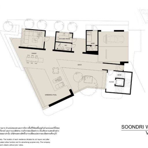 Soondri Wongamat, Villas - from 245 m² to 470 m²